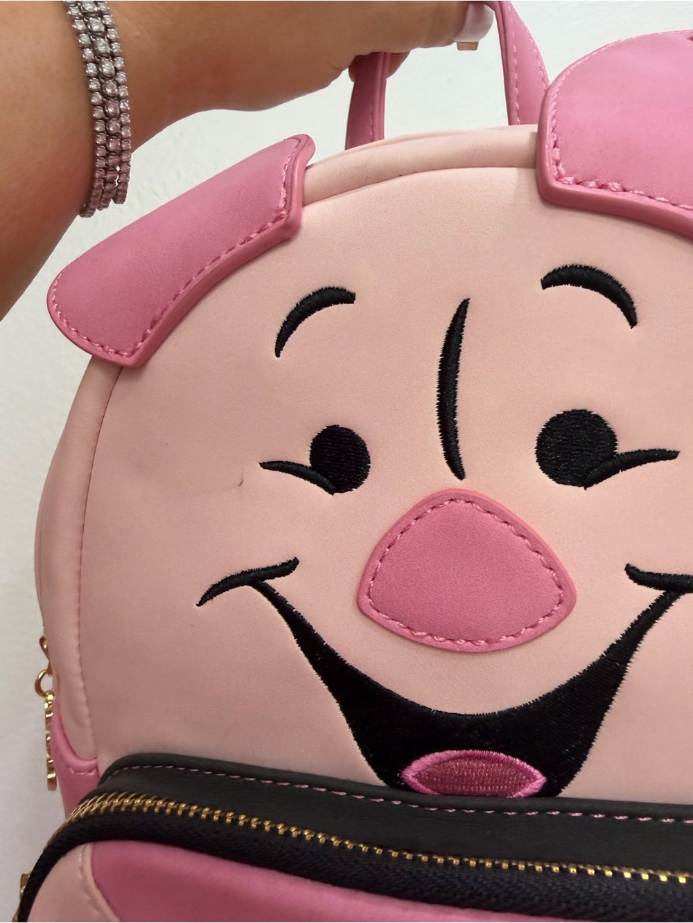 Like NEW Disney Piglet Loungefly Backpack - Picture 10 of 16